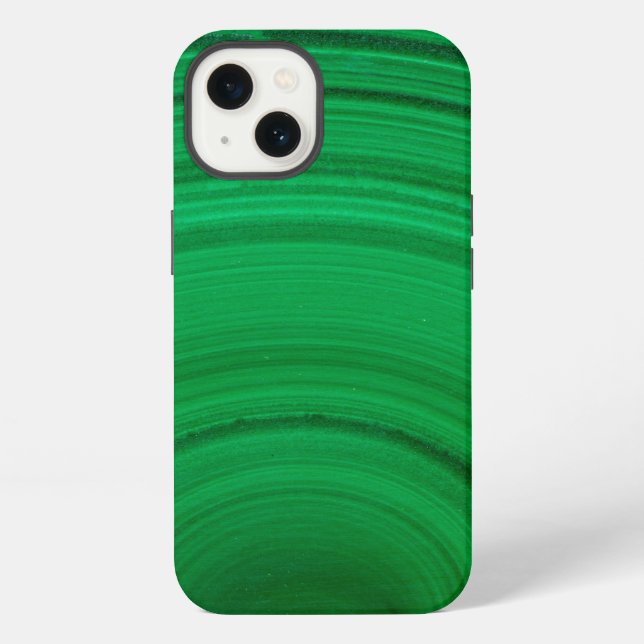 Coque iPhone Fermeture du Malachite vert (Verso)