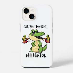 Coque Pour iPhone 14 Fête d'animaux Alligator
