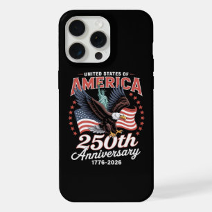 Coque iPhone 15 Pro Max Fête de l'indépendance 250e anniversaire États-Uni
