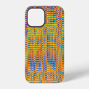 Coque iPhone 12 Fête de texture de vacances d'été amusante arrière