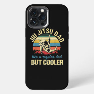 Etui iPhone 13 Pro Max Fête des Pères Jiu Jitsu Papa Entraînement Vintage