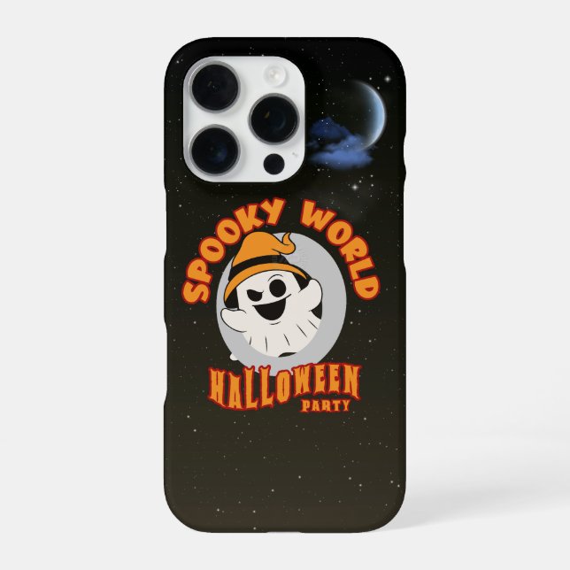 Coque iPhone Fête d'Halloween Spooky World | (Verso)