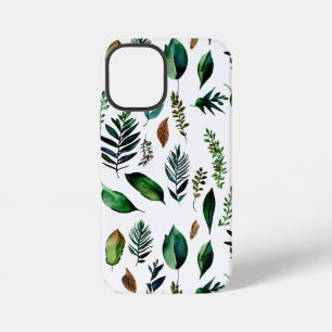 Coque iPhone 12 Mini Feuillage botanique vert Nature