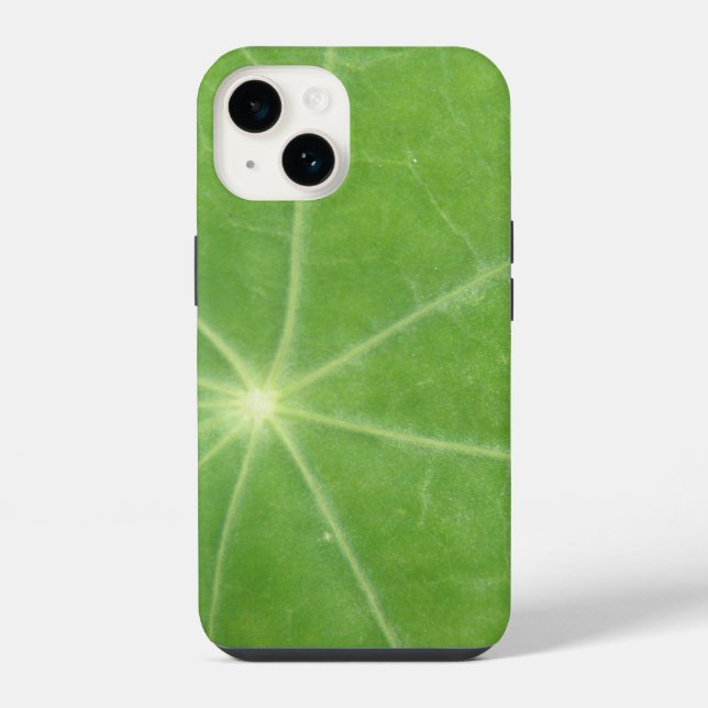 Coque iPhone Feuille de Capucine (Verso)