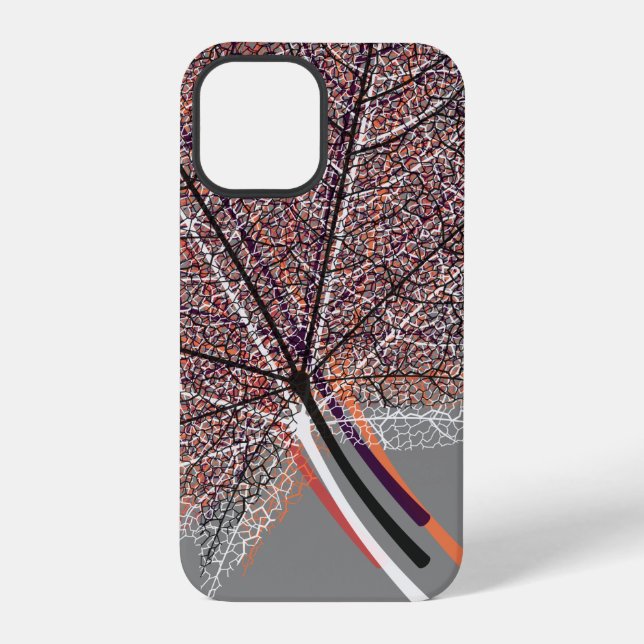 Coque iPhone Feuille d'hiver #3 (Verso)