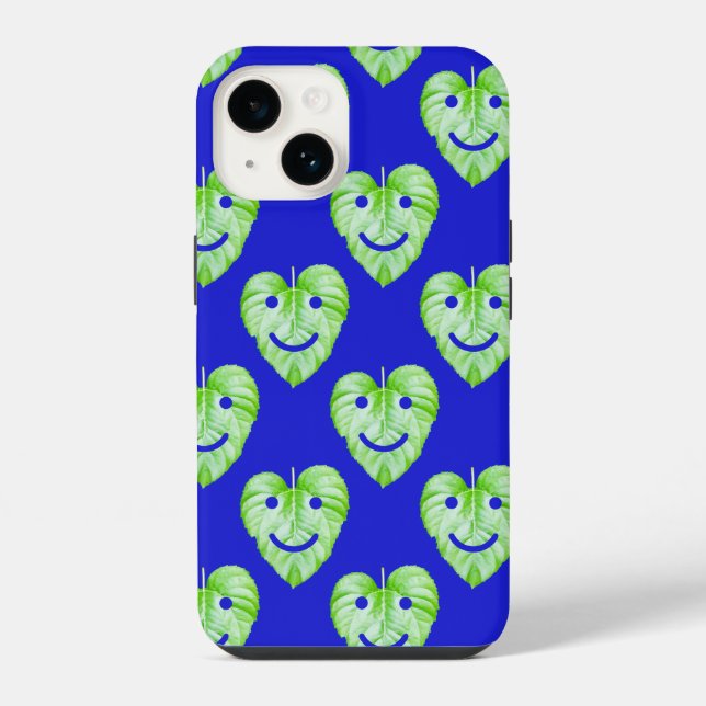 Coque iPhone Feuille mignon Coque-coque iphone Mate (Verso)