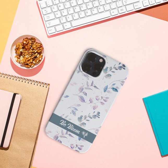 Coque iphone feuille motif simple (Simple pattern leaves iPhone Case)