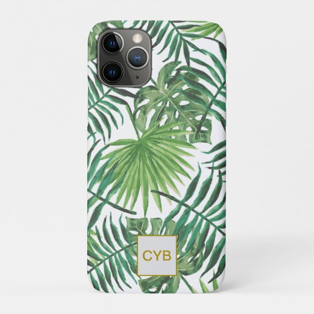 Coque iphone Feuille Palm (Dos)