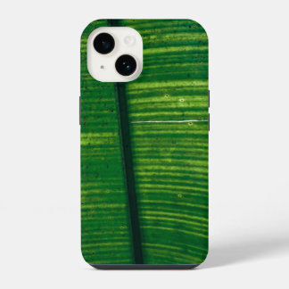 Coque Pour iPhone 14 Feuille verte avec des détails du Costa Rica