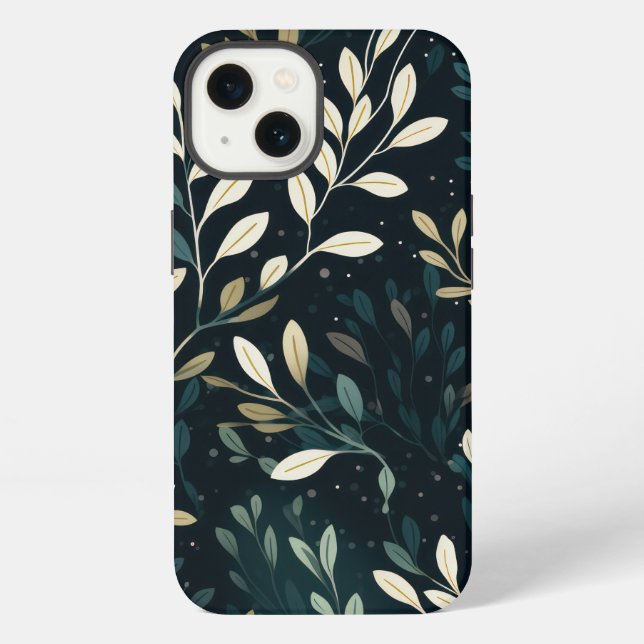 Coque iPhone Feuilles (Verso)
