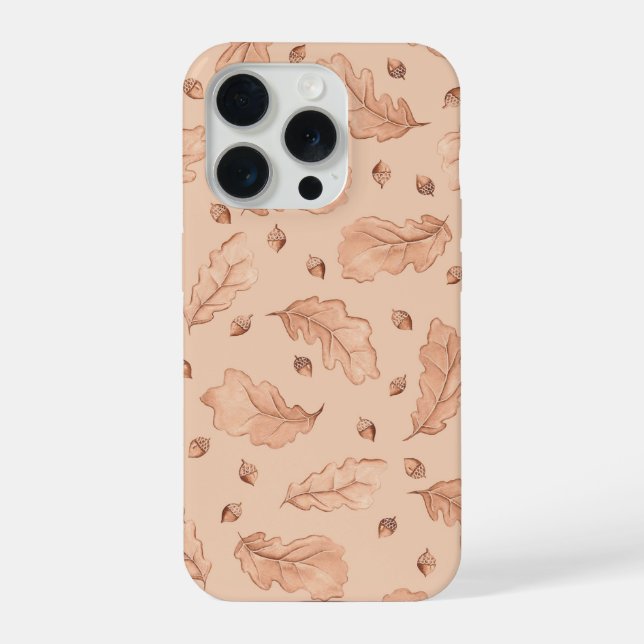 Coque iPhone Feuilles d'automne (Verso)