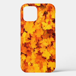 Coque iPhone 12 Feuilles d'automne feuillage feuilles d'automne