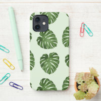 Feuilles de palmiers, Feuilles verts, Motif tropic