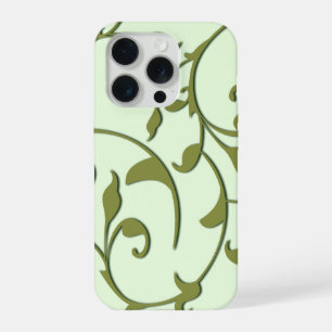 Coque iPhone 15 Pro Feuilles d'olive défilantes