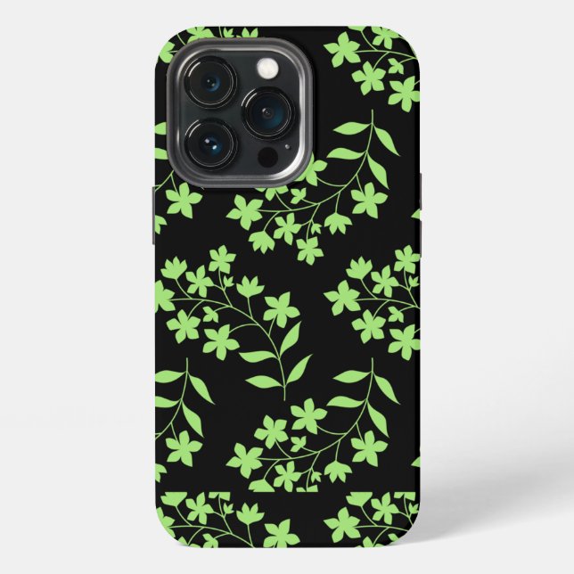 Coque iPhone Feuilles géométriques   (Dos)