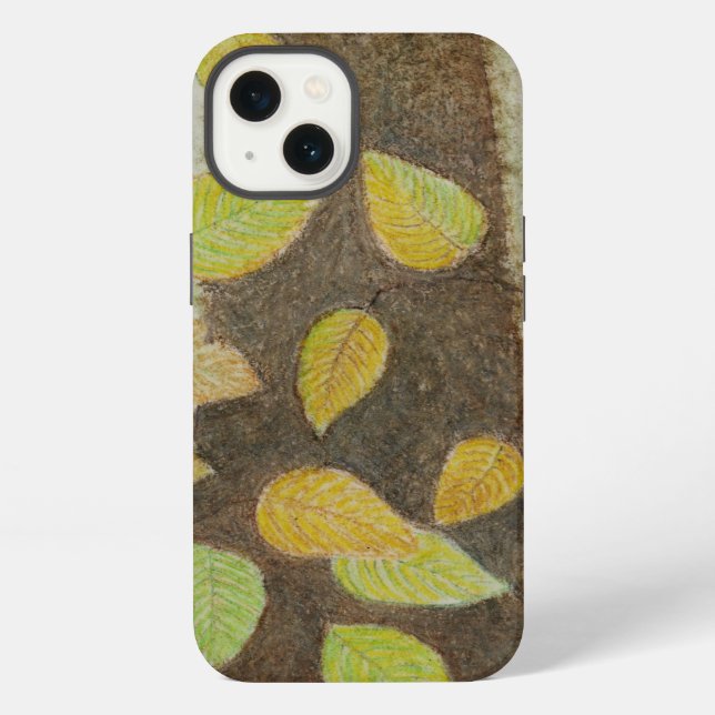 Coque iPhone Feuilles hêtre (Verso)
