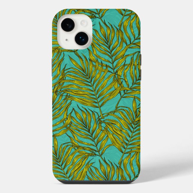 Coque iPhone Feuilles Palm (Verso)