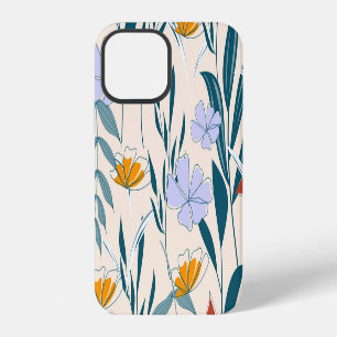 Coque iPhone 12 Feuilles tropicaux : Arrière - plan Abstrait à la