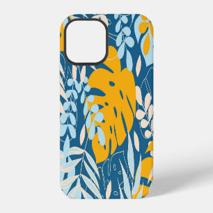 Coque iPhone 12 Feuilles tropicaux : Jungle Abstraite