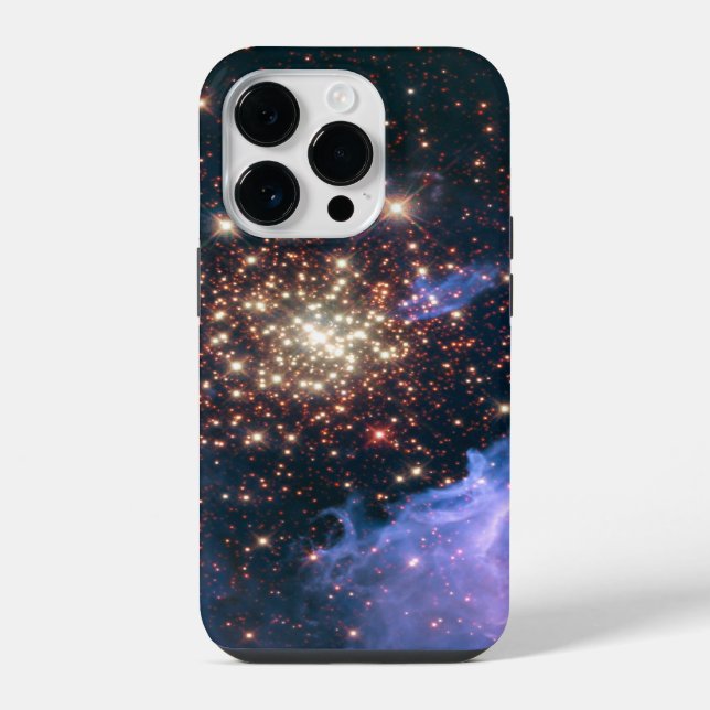 Coque iPhone Feux d'artifice dans l'espace (Verso)