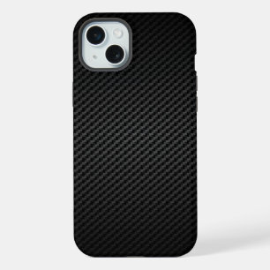 Coque iPhone 15 Plus Fibre de carbone de course automobile classique