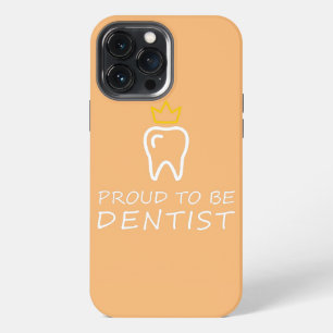 Etui iPhone 13 Pro Max Fier d'être un design de dentiste mignon et drôle