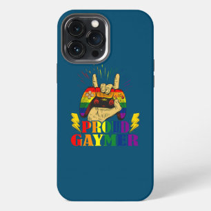 Etui iPhone 13 Pro Max Fier Gameur Gay Drôle Main Gameur Fier LGBT
