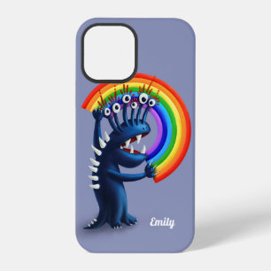 Coque iPhone 12 Pro Fière Licorne Drôle Arc-en-ciel Nom