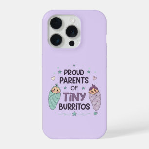 Coque iPhone 15 Pro Fiers parents de petits burritos Art