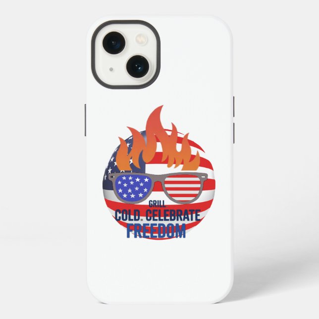 Coque iPhone Fierté américaine (Verso)