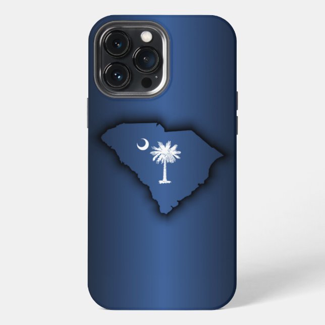 Coque iPhone Fierté de Caroline du Sud (Verso)
