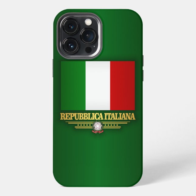 Coque iPhone Fierté italienne (Verso)