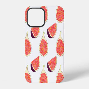 Coque iPhone 12 Fig mauve : motif coloré
