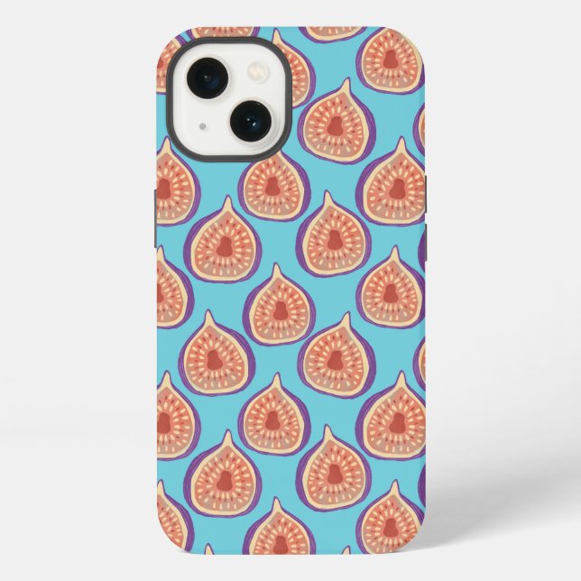 Coque iPhone Figue Violette Bleue (Verso)