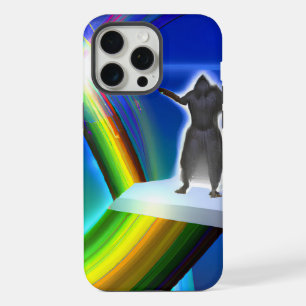 Coque iPhone 15 Pro Max Figure de mystère au Stargate interdimensionnel