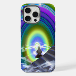 Coque iPhone 15 Pro Max Figure mystérieuse à la Porte des étoiles interdim