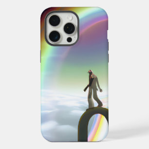 Coque iPhone 15 Pro Max Figure mystérieuse à la Porte des étoiles interdim