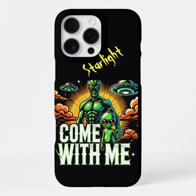 Coque iPhone Figures extraterrestres : Aventures dans l'espace (Verso)