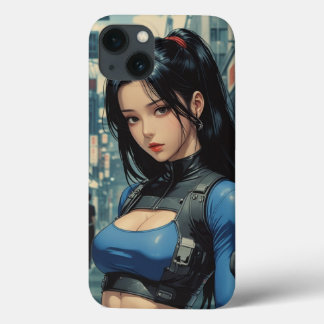 Coque iphone fille Anime Cyberpunk