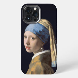 Etui iPhone 13 Pro Max Fille avec perle à oreille 1665 Johannes Vermeer