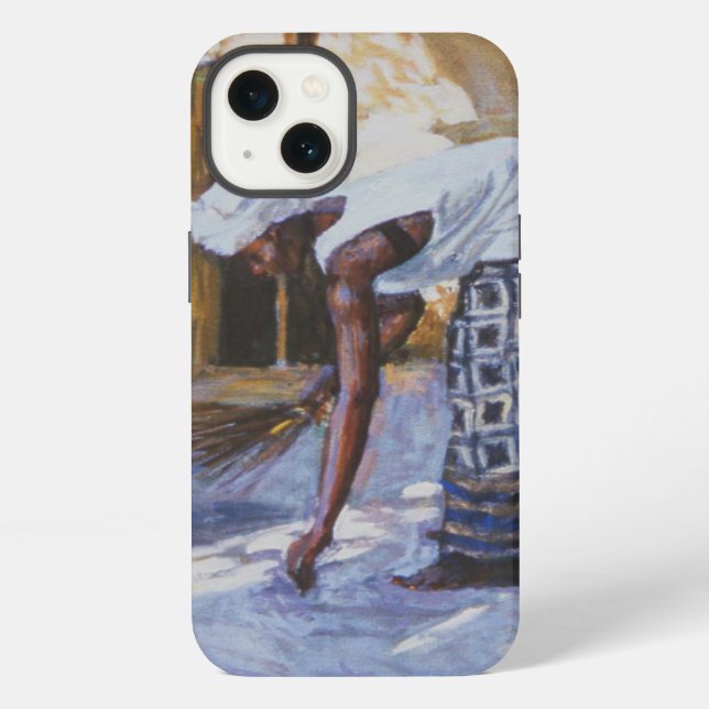 Coque iPhone Fille balayant II 2002 (Verso)