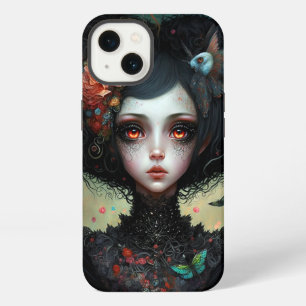 Etui iPhone 13 Fille gothique mignonne effrayante