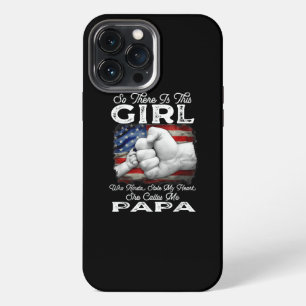 Etui iPhone 13 Pro Max Fille qui m'a un peu volé mon cœur, elle m'appelle