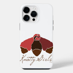 Coque Pour Pour iPhone 14 Pro Max Filles aux cheveux noués en Knotty Girls