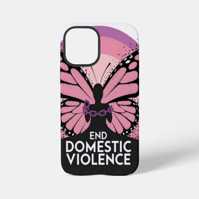 Coque iPhone Fin Domestics Violene Butterfly Design (Verso)