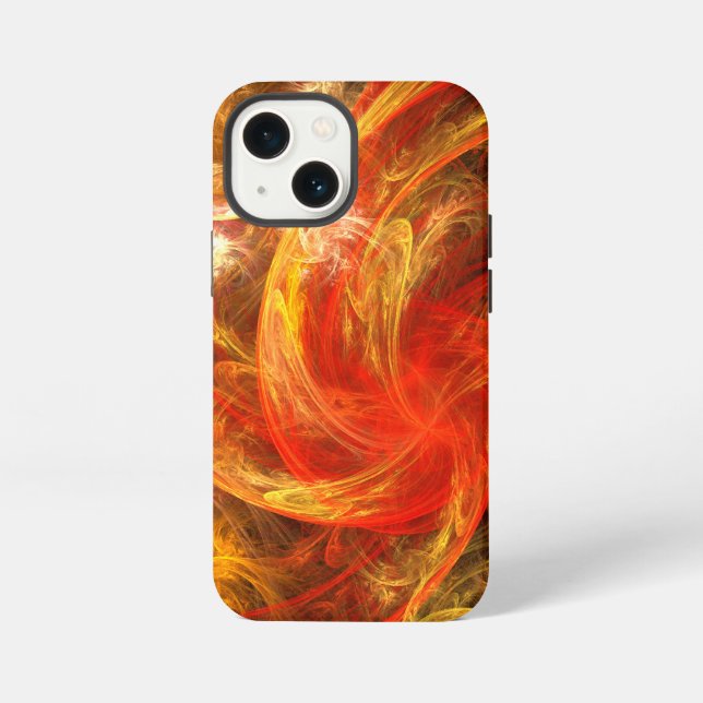Coque iPhone Firestorm Nova Art Abstrait (Verso)