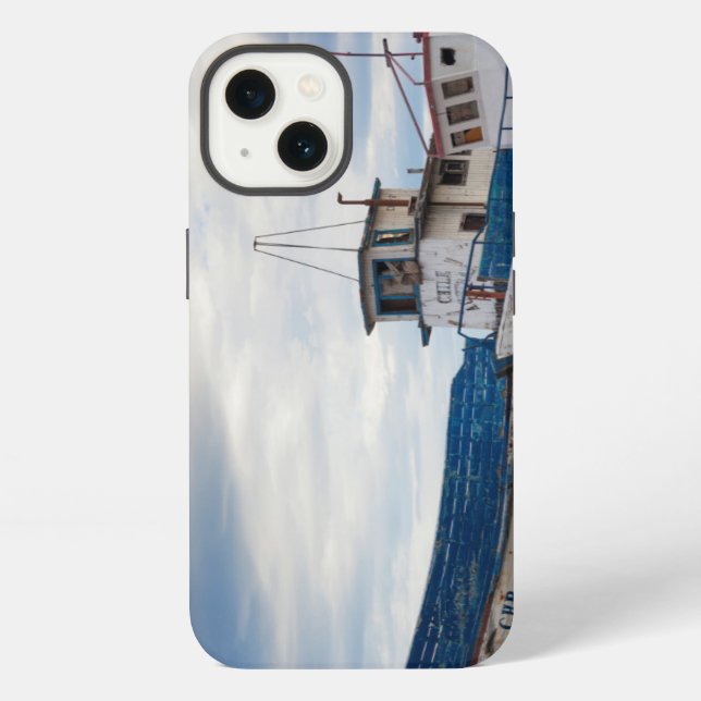 Coque iPhone Fishing boats (Verso)