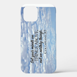 Coque iPhone 12 Pro Fixez Vos Pensées sur les Choses d'En-Haut