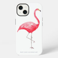Flamant rose Oiseau tropical mignon de la forêt tr