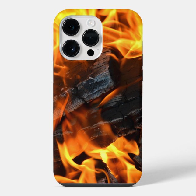 Coque iPhone Flames Bonfire (Verso)